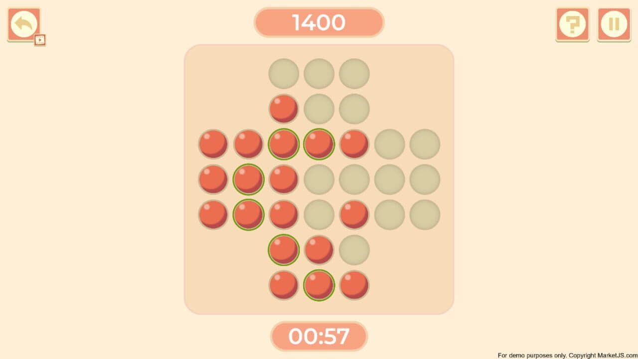 Peg Solitaire screenshot 1