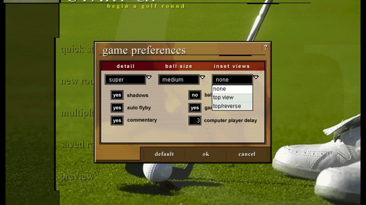 Microsoft Golf 1998 Edition thumbnail 4