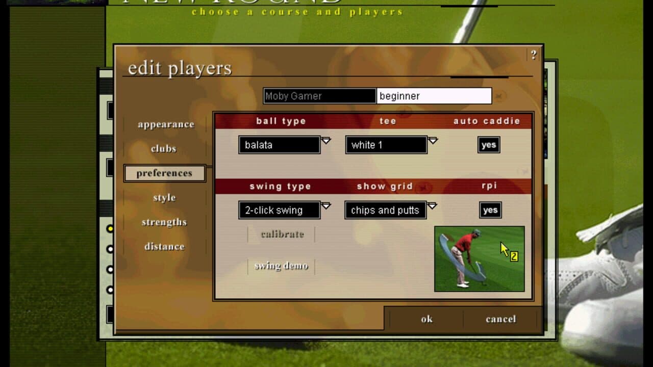 Microsoft Golf 1998 Edition thumbnail 12