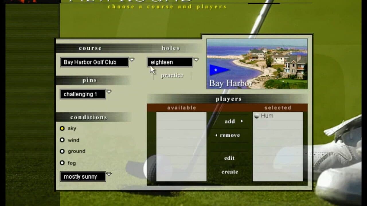Microsoft Golf 1999 Edition thumbnail 3
