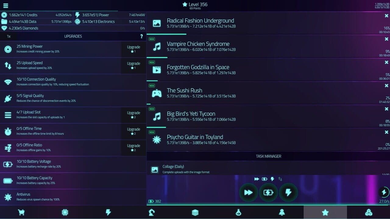 Upload Simulator Silicon screenshot 1