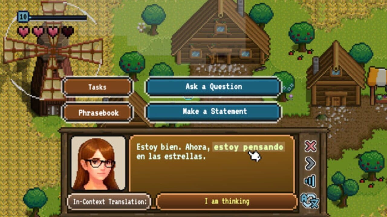 Newcomer: A Language Learning RPG screenshot 1