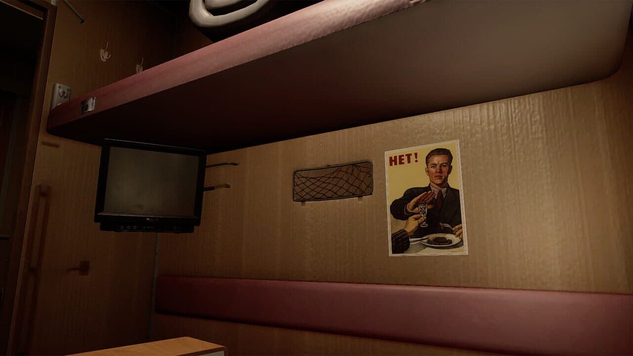 Russian Train Trip 3: Posters In The Train Car screenshot 1
