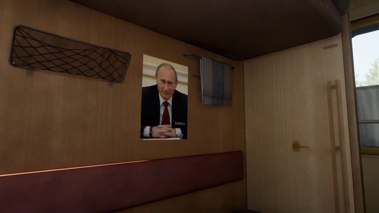 Russian Train Trip 2: Putin's Posters in the Train Car thumbnail 2