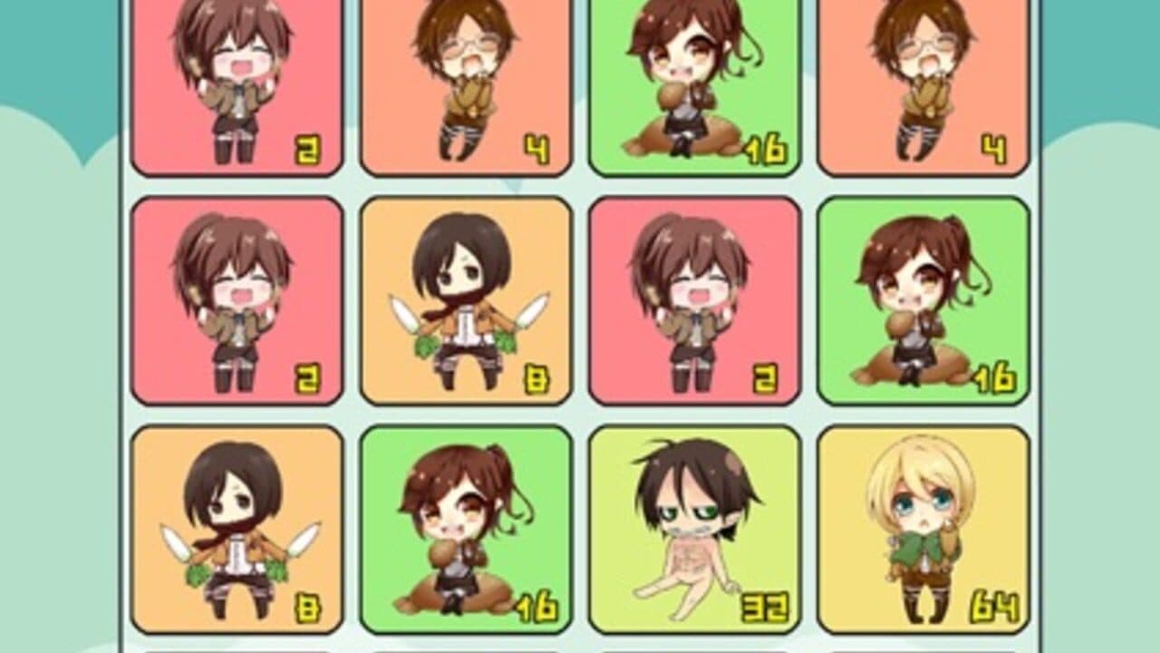 2048 Attack on Titan screenshot 1