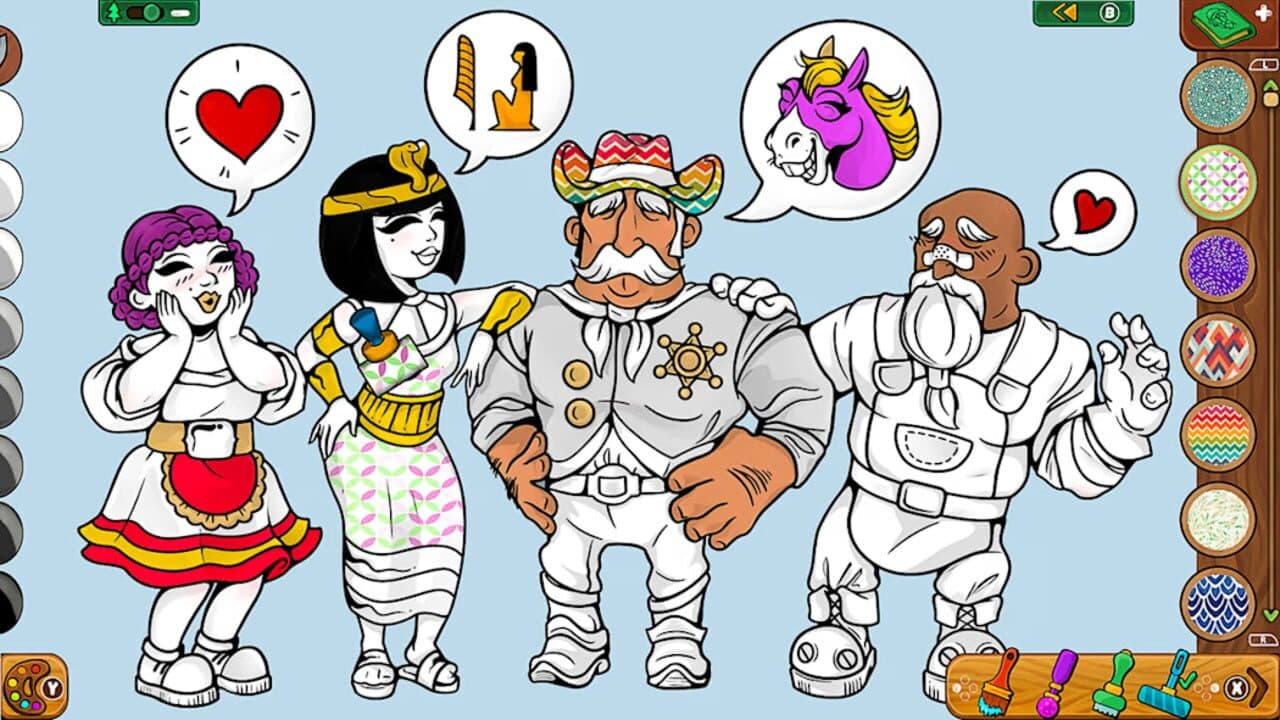 Coloring Pages: Lumberhill Tales thumbnail 4