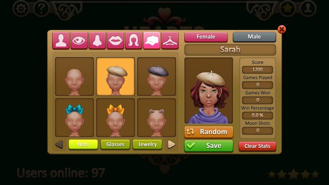 Hearts Online screenshot 1