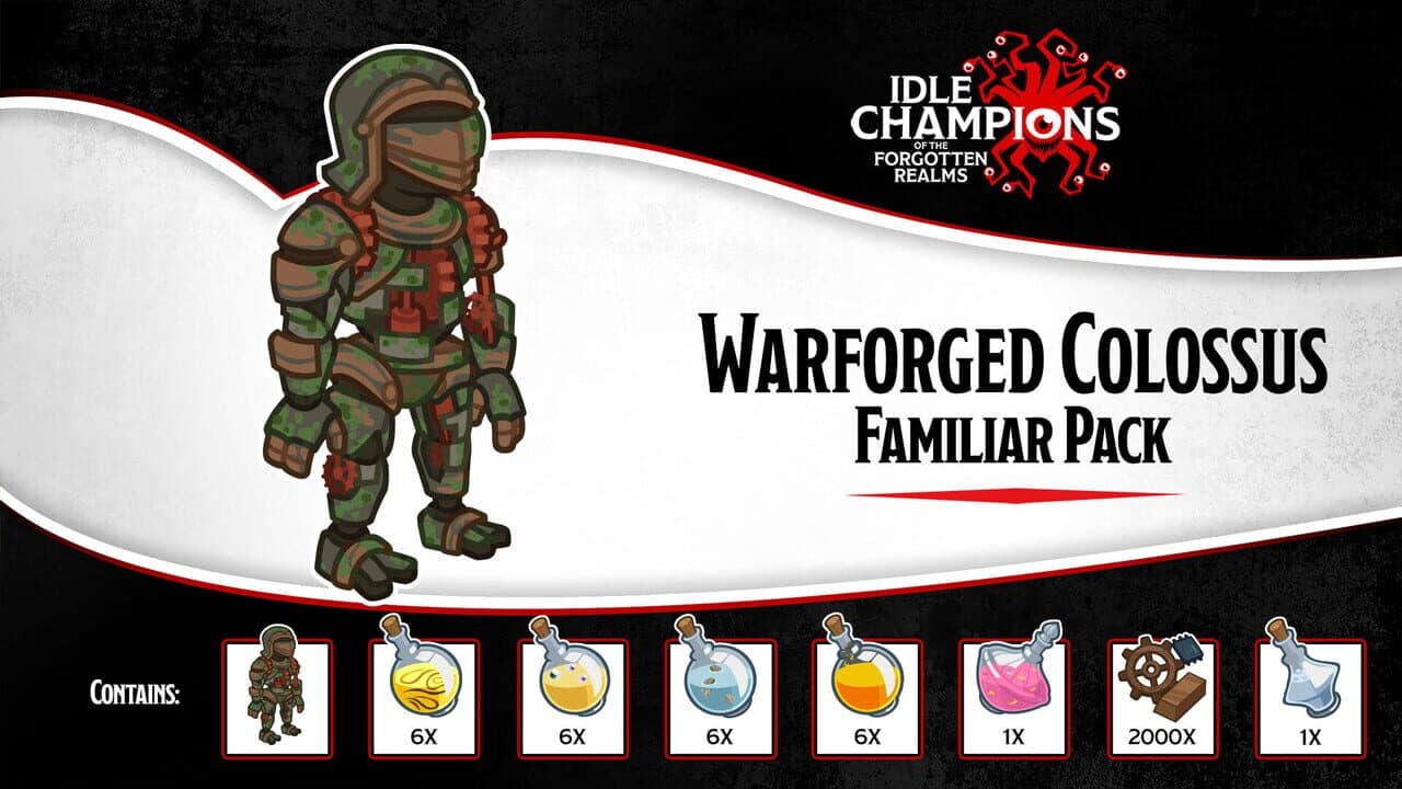 Idle Champions: Warforged Colossus Familiar Pack screenshot 1