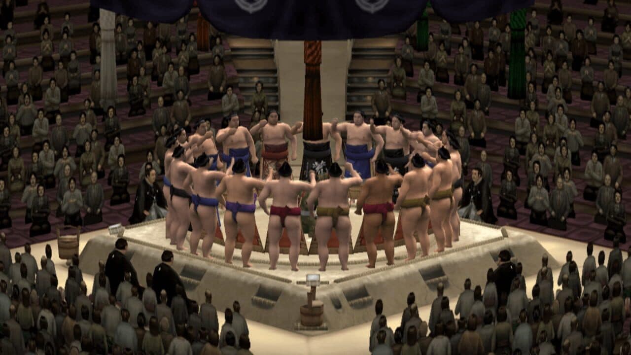 Nihon Sumo Kyokai Kounin: Nihon Oozumou Gekitou Honbasho-hen screenshot 1