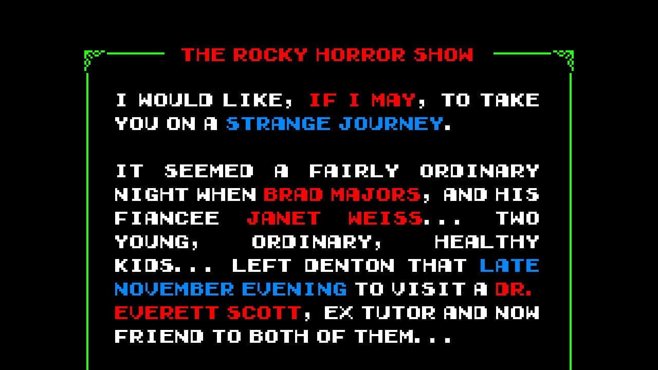The Rocky Horror Show Video Game thumbnail 2