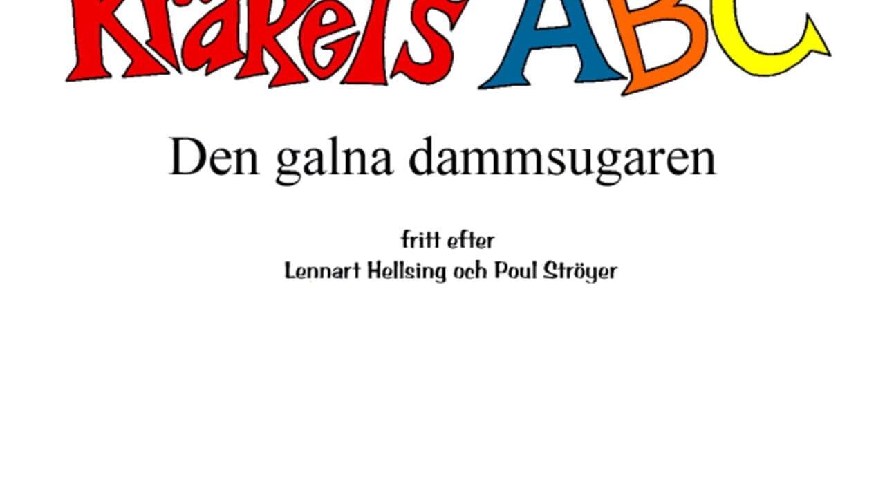 Krakels ABC: Den galna dammsugaren thumbnail 2