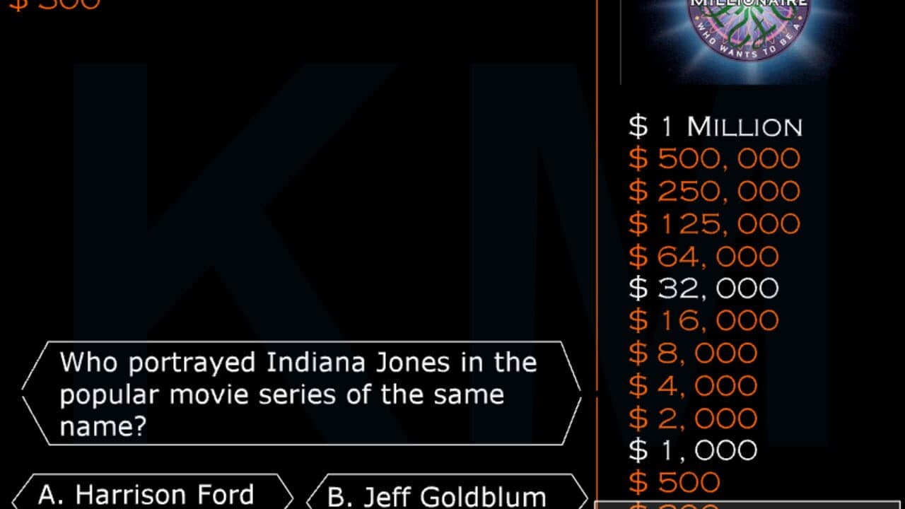 Who Wants to Be a Millionaire: Flash Edition screenshot 1