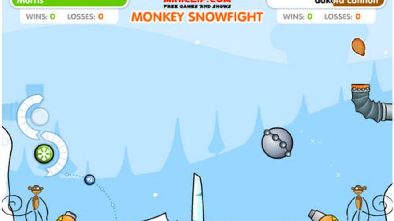 Monkey Snowfight thumbnail 2