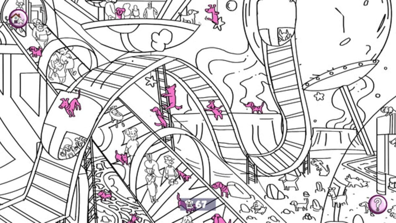 101 Cute Playland Dogs: Find & Paint thumbnail 2