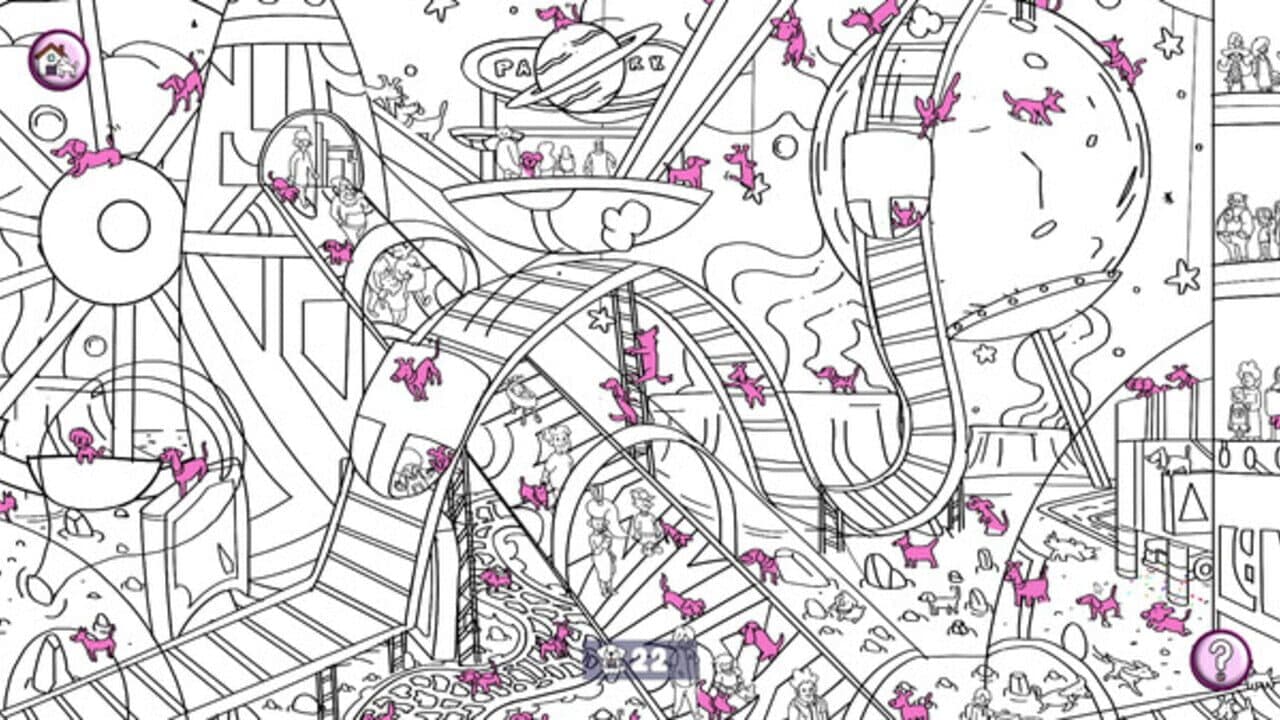101 Cute Playland Dogs: Find & Paint thumbnail 5