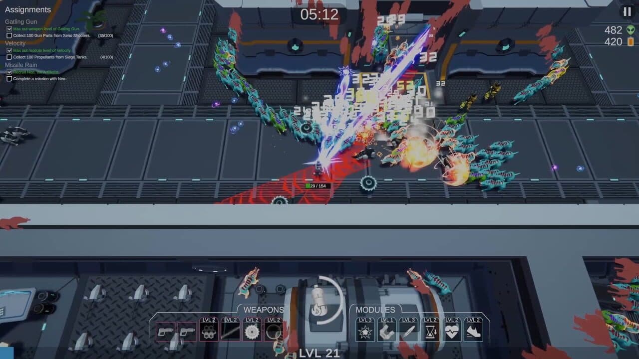 Defend Earth: Xenos Survivors screenshot 1