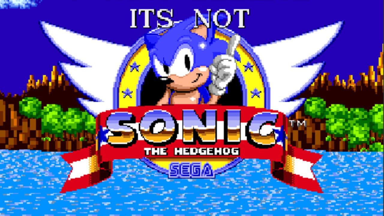 I Can't Believe it's Not Sonic 1 screenshot 1