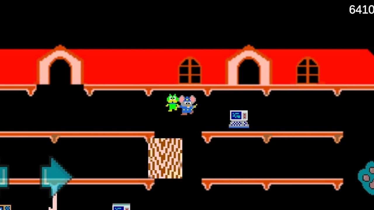 Mappy Atari screenshot 1