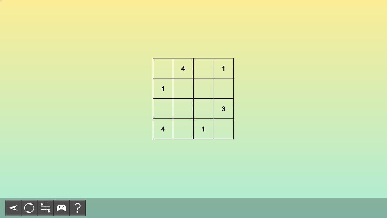 My Sudoku: Classic 4x4 Easy 3 screenshot 1