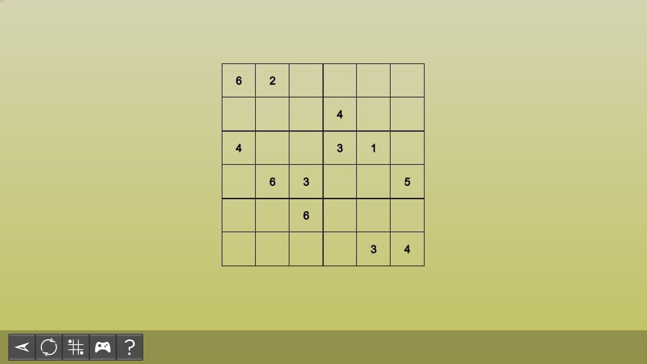 My Sudoku: Classic 6x6 Easy 6 thumbnail 3