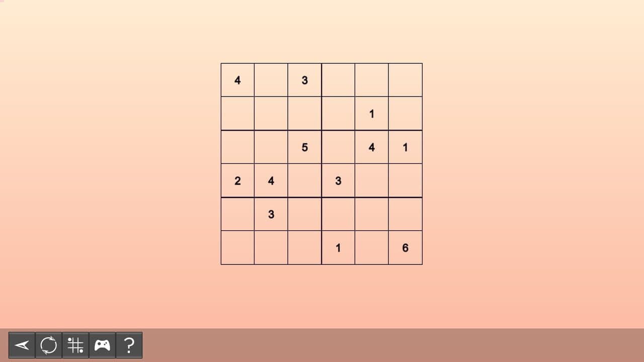 My Sudoku: Classic 6x6 Easy 5 thumbnail 3