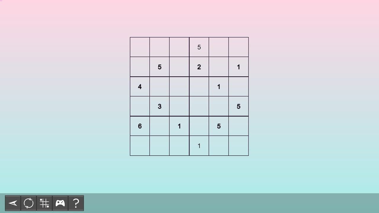 My Sudoku: Classic 6x6 Medium 1 thumbnail 2