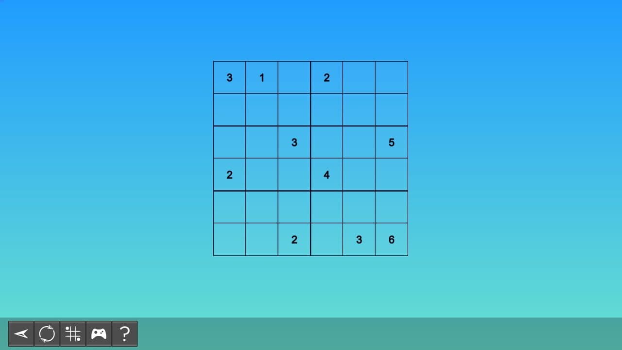 My Sudoku: Classic 6x6 Medium 4 thumbnail 2