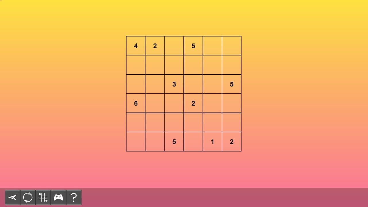 My Sudoku: Classic 6x6 Medium 6 thumbnail 3