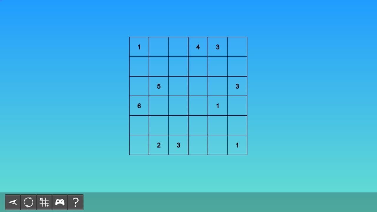 My Sudoku: Classic 6x6 Medium 4 thumbnail 3