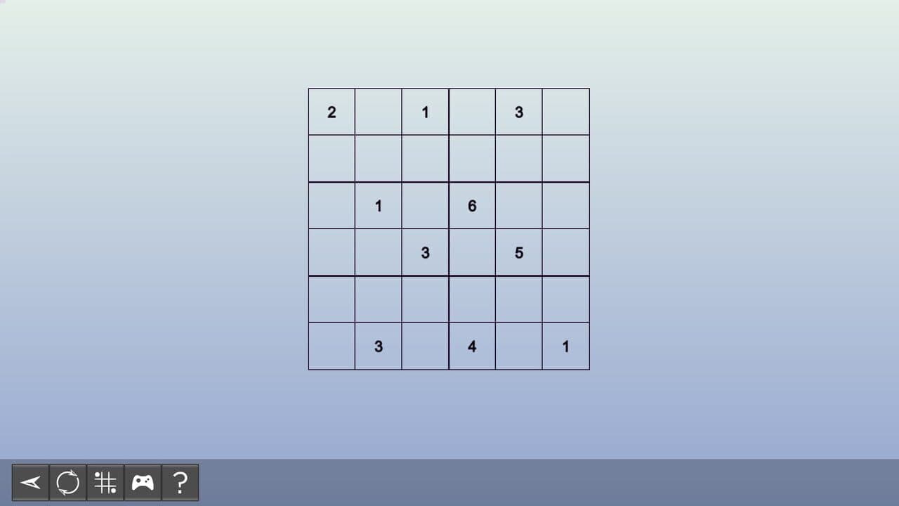 My Sudoku: Classic 6x6 Medium 3 thumbnail 2