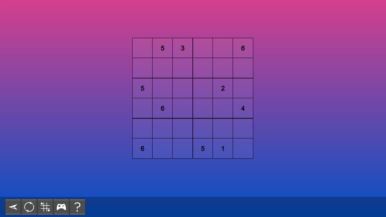 My Sudoku: Classic 6x6 Medium 5 thumbnail 4
