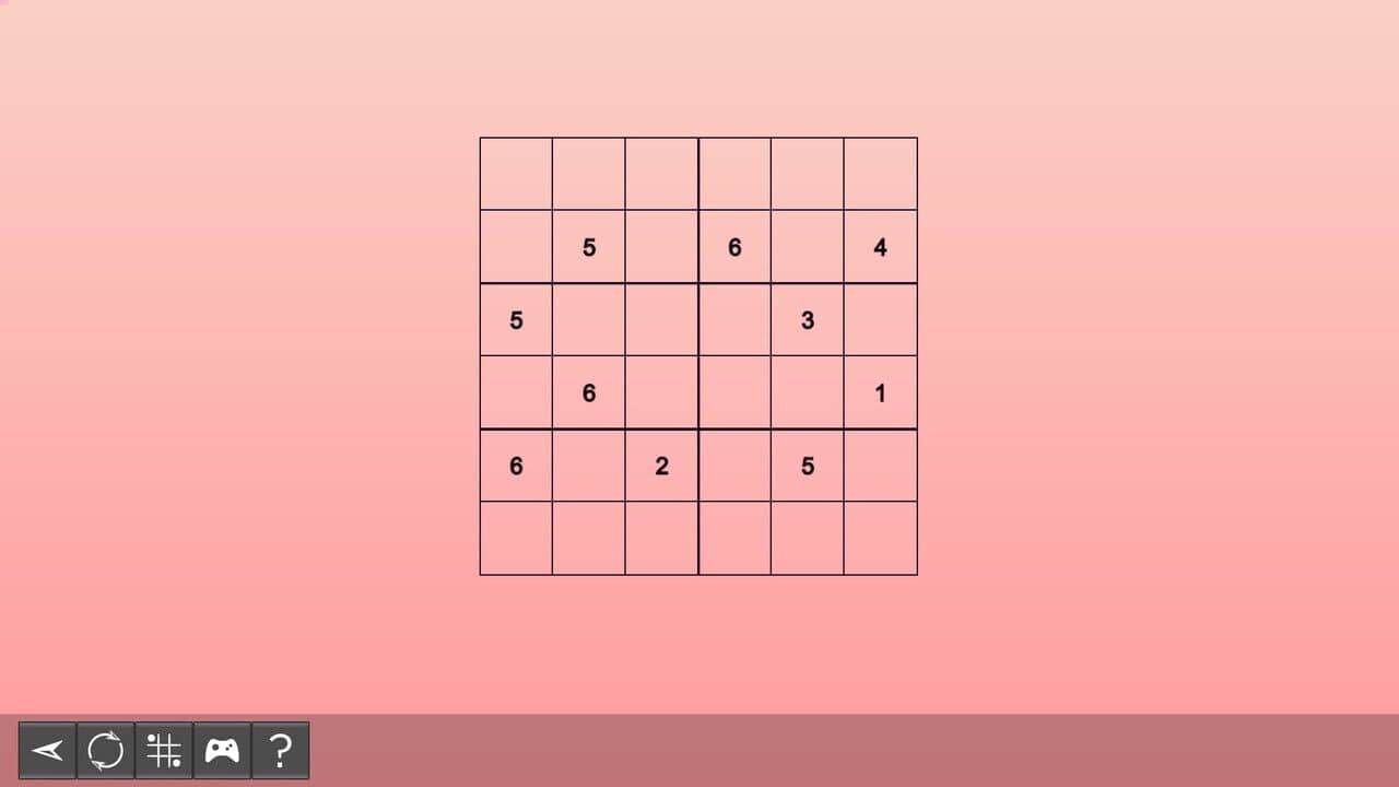 My Sudoku: Classic 6x6 Medium 2 screenshot 1