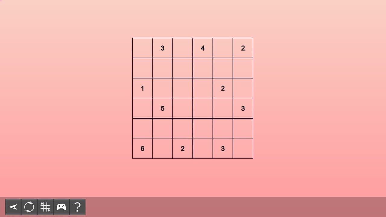 My Sudoku: Classic 6x6 Medium 2 thumbnail 2