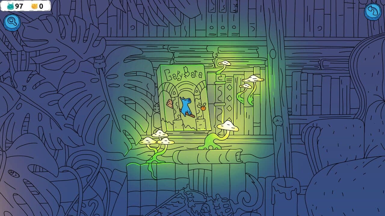 Hidden Capybaras with Orange in the Whimsical Library screenshot 1