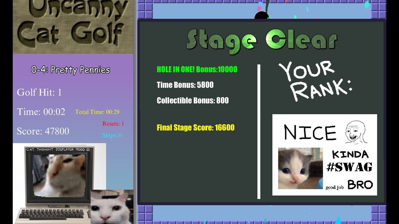 Uncanny Cat Golf thumbnail 2