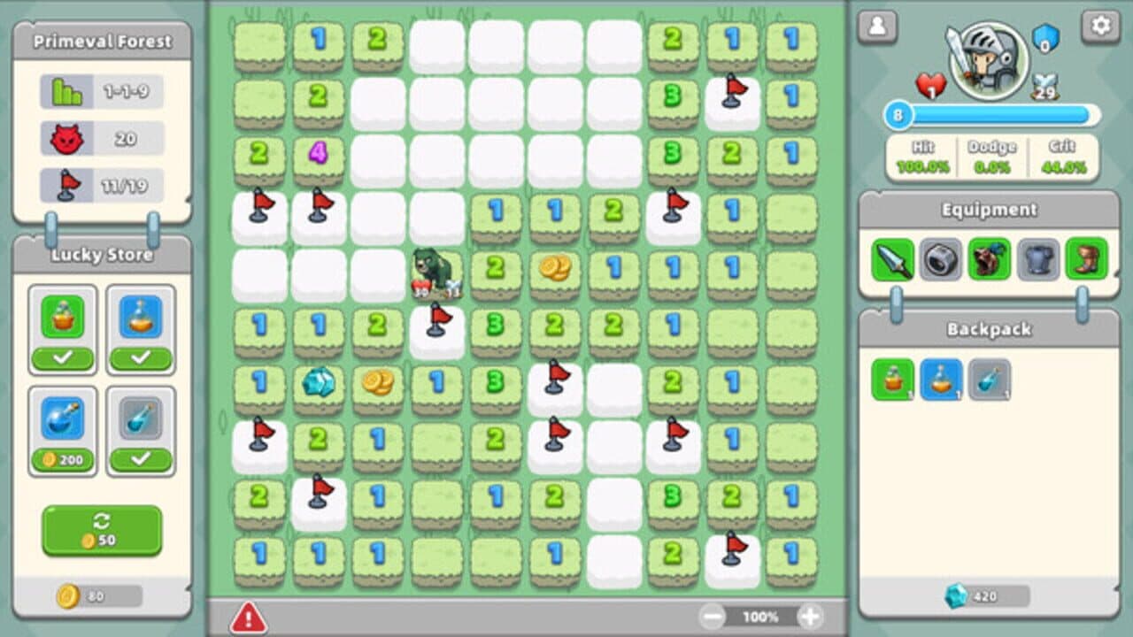 Minesweeper & Dungeon RPG screenshot 1