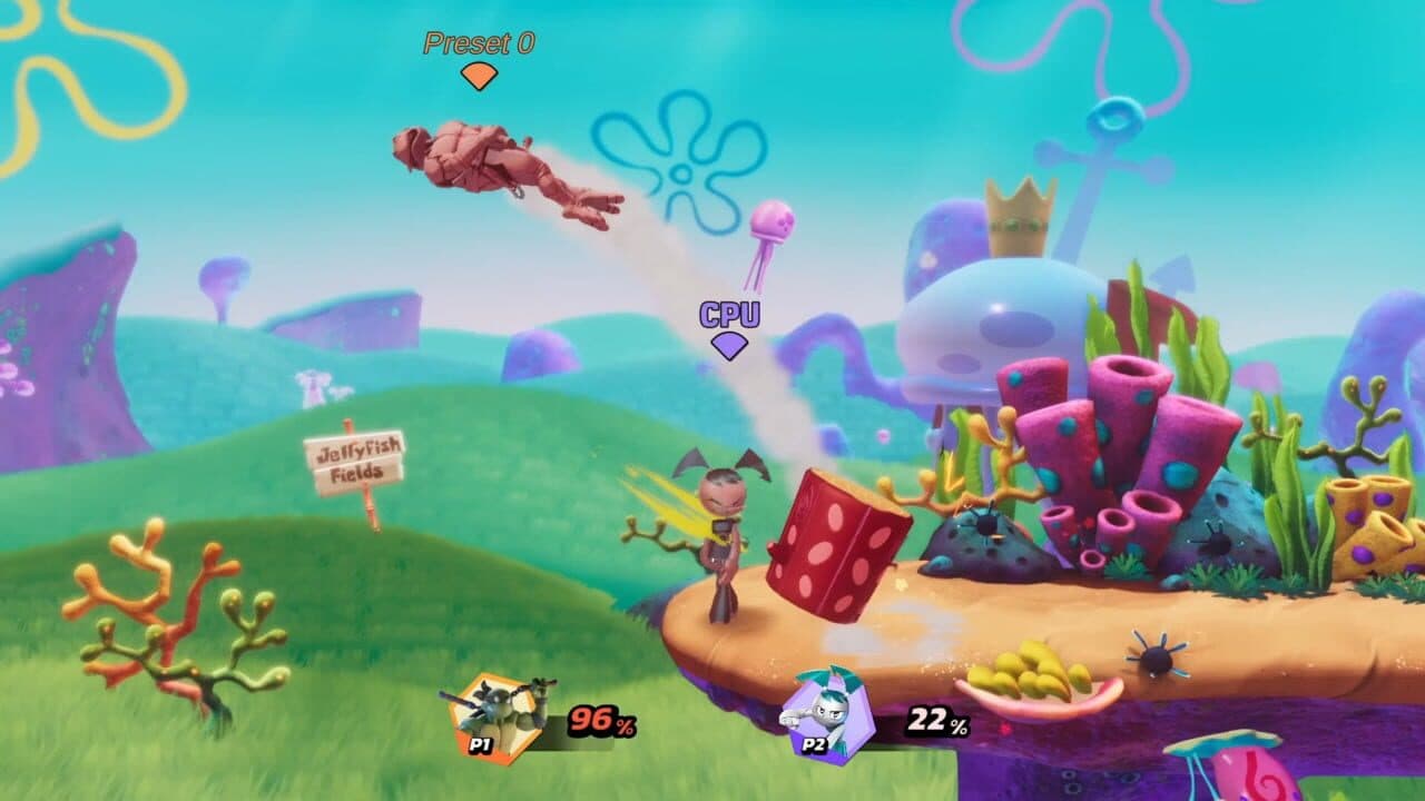 Nickelodeon All-Star Brawl: Voice Acting and Items screenshot 1
