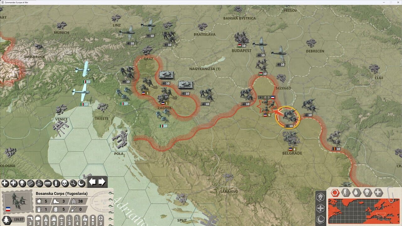Commander: Europe at War screenshot 1
