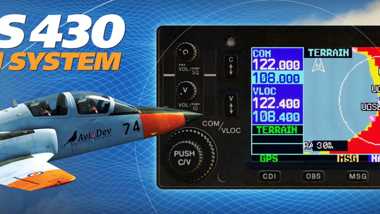 DCS World: NS 430 Navigation System for C-101EB by Eagle Dynamics, Aerges screenshot 1