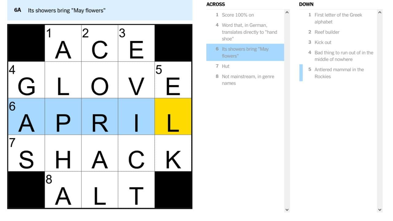 The Mini Crossword thumbnail 2