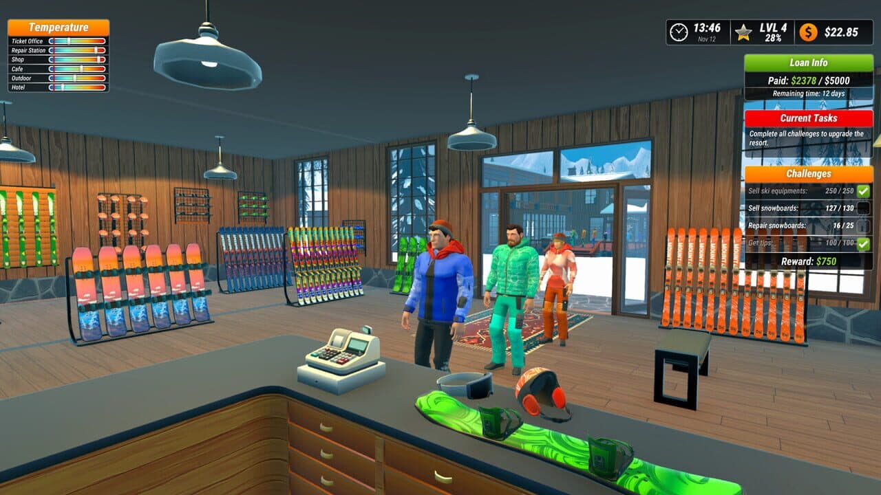 Snow Resort Simulator screenshot 1
