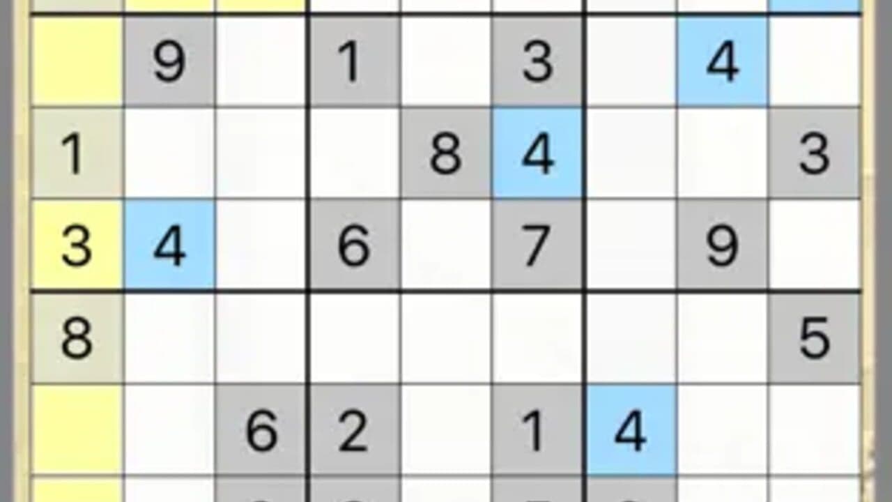 Sudoku screenshot 1