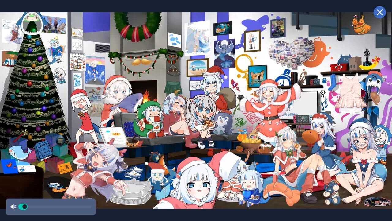 Gura Christmas 2024 thumbnail 2