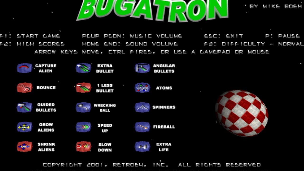 Bugatron screenshot 1