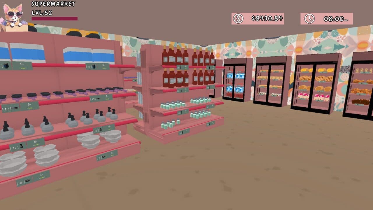 Cat MeowMart: Supermarket Simulator screenshot 1