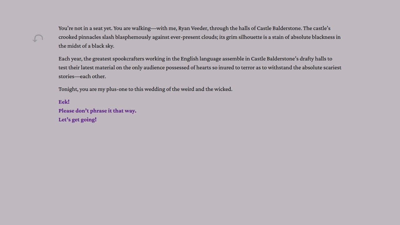 Even Some More Tales from Castle Balderstone screenshot 1
