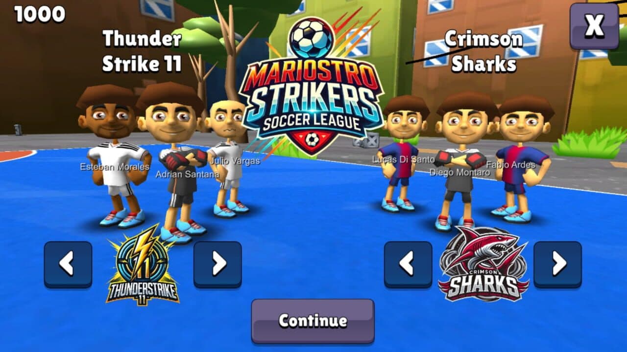 Mariostro Strikers: Soccer League screenshot 1