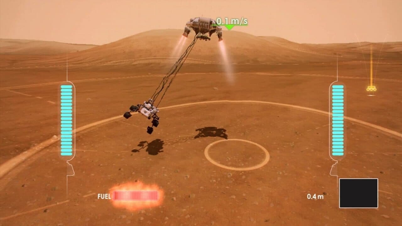 Kinect Fun Labs: Mars Rover Landing screenshot 1