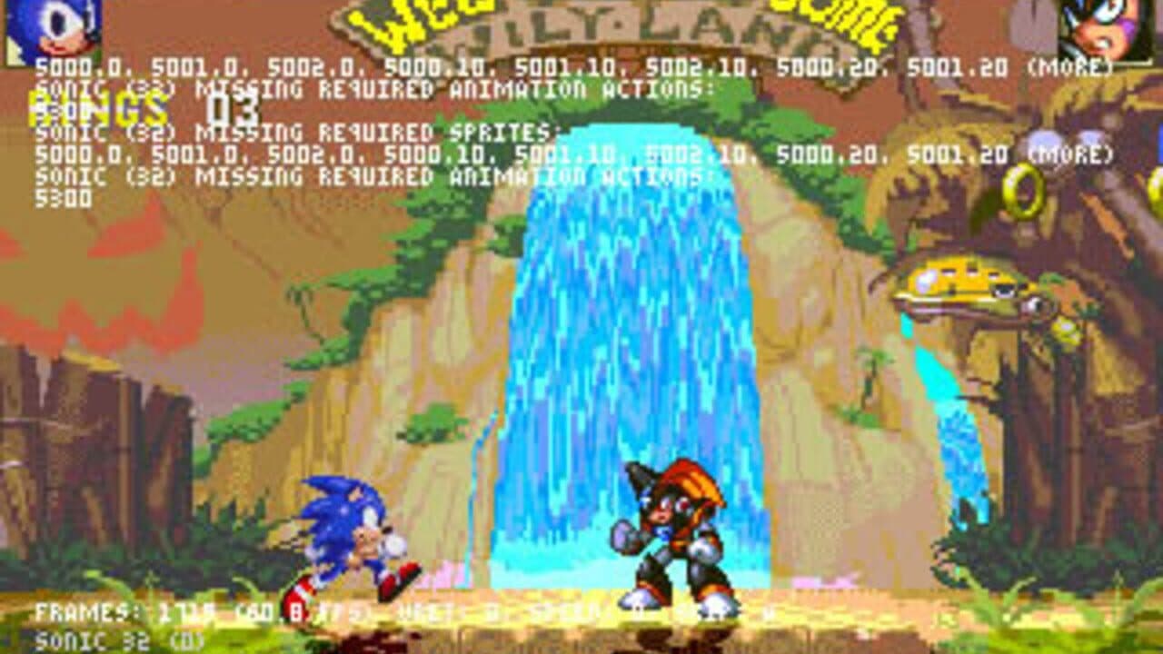 Sonic vs. Mega Man screenshot 1