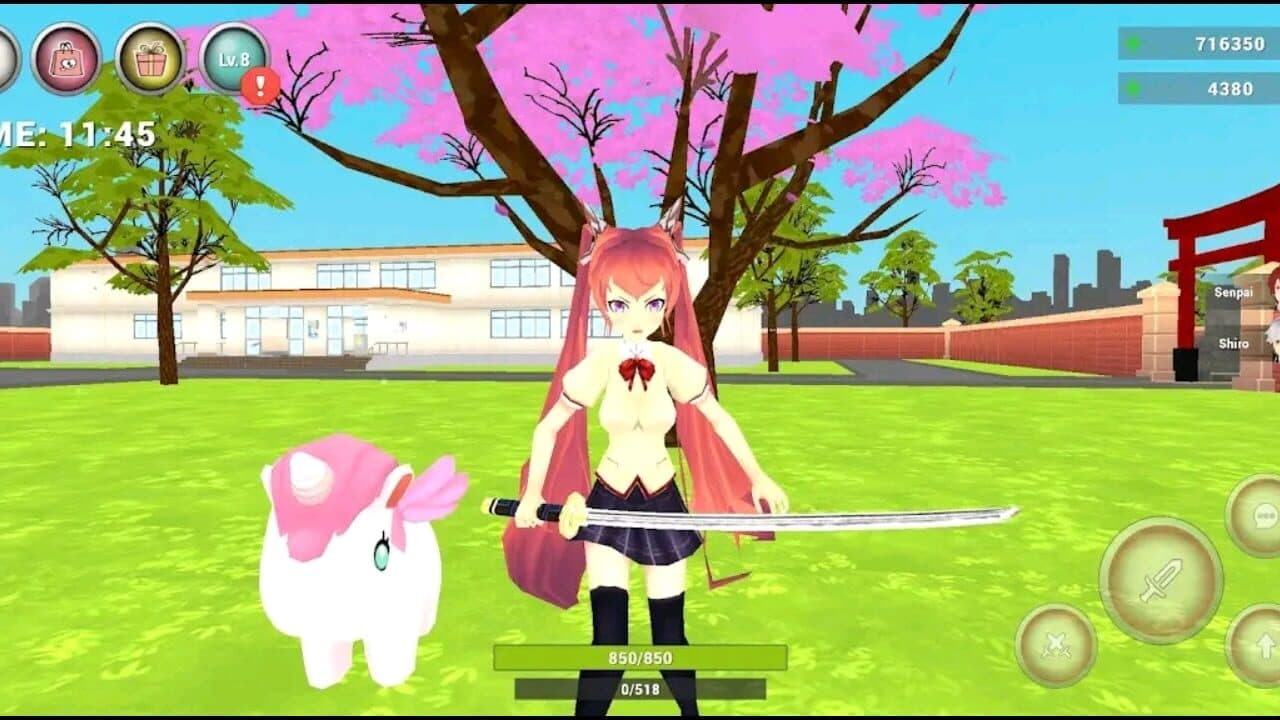 Anime High School Simulator screenshot 1